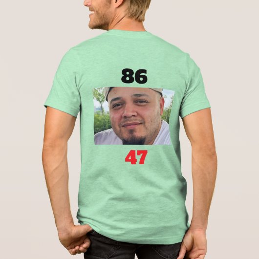 86 47 Tri-Blend-Shirt Tri-Blend Shirt (Rückseite)