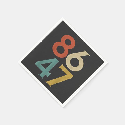 86 47 Trumps Cooler Trump-Gegner Serviette (Ecke)