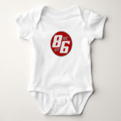 86 AE oder GT? Baby Strampler (Vorderseite)