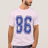 86 Custom Jersey T-Shirt (Vorderseite)