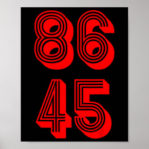 86 Der 45. Präsident 86 45 Politischer Widerstand Poster