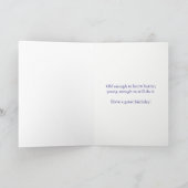 86. Geburtstag, Ageometer Reading Karte (Innenseite)