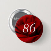 86. Geburtstag Button (Vorne & Hinten)