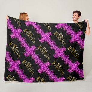 86. Geburtstag Fleecedecke