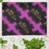 86. Geburtstag Geschirrtuch (Gefaltet)