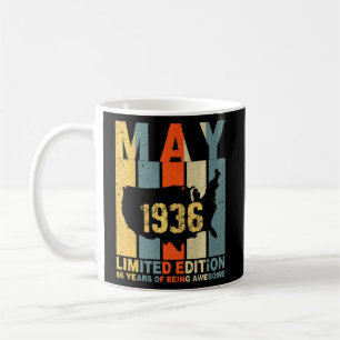 86. Geburtstag Mai 1936 86 Jahre Phantastisch Kaffeetasse