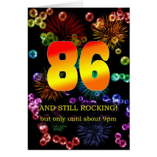 86. Geburtstag noch rocken