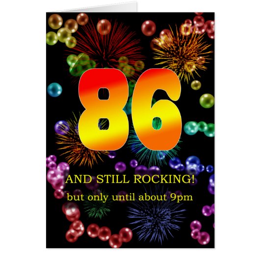 86. Geburtstag noch rocken (Vorne)