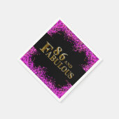 86. Geburtstag Serviette (Ecke)