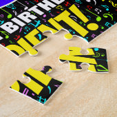 86. Geburtstag — Spaß, farbenfrohe Musiksymbole &  Puzzle (Seite)