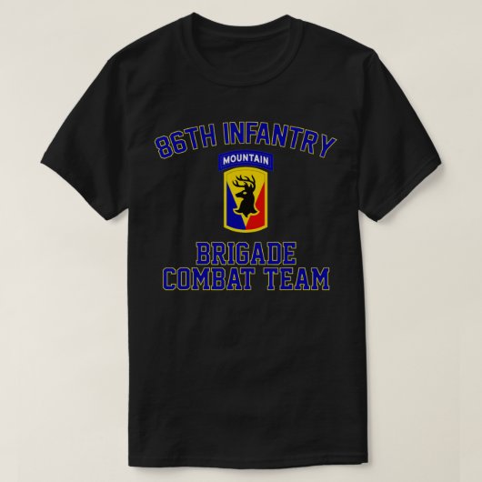 86. Infanterie Brigade Combat Team Veteran Veteran T-Shirt (Design vorne)