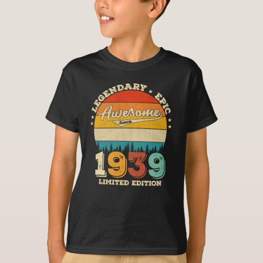 86 Jahre alt 1939 Retro Phantastisch 90. Geburtsta T-Shirt (Vorderseite)