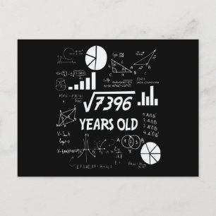 86 Jahre alte Bday-Mathe-Lehrerin 86. Geburtstagsg Postkarte