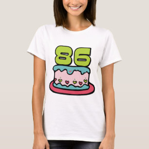 86-jähriger Geburtstagskuchen T-Shirt