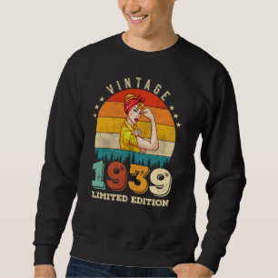 86-jähriger Tag 1939 Vintag 86. Geburtstagsfrauen Sweatshirt