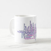 86 Länder Kaffeetasse (Vorderseite Links)