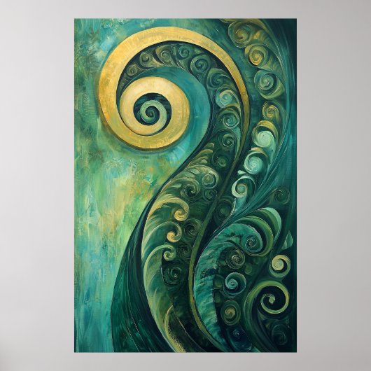 873 Abstrakt Poster (Vorne)