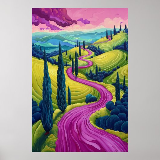 875 Abstrakt Poster (Vorne)