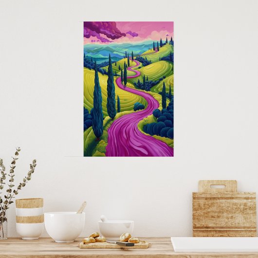 875 Abstrakt Poster (Küche)