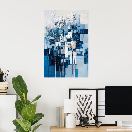 876 Abstrakt Poster (Heimbüro)