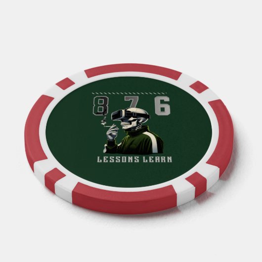 876 LESSONS LEARN Poker Chip (Einzeln)