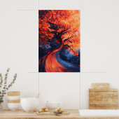 877 Abstrakt Poster (Küche)