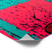 878 Abstrakt Poster (Ecke)