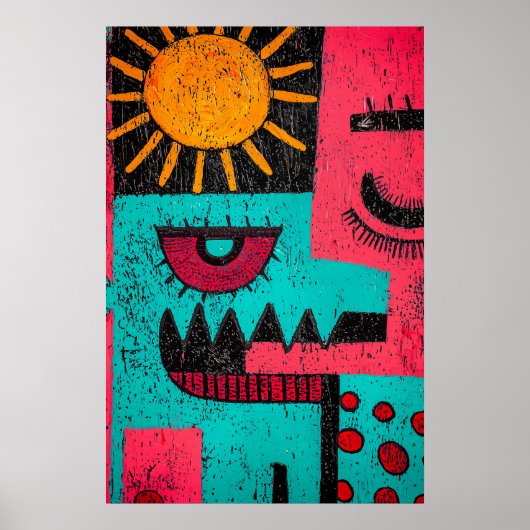 878 Abstrakt Poster (Vorne)