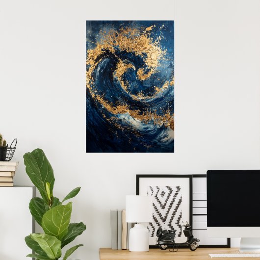 879 Abstrakt Poster (Heimbüro)