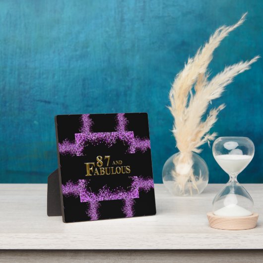 87. Geburtstag Fotoplatte (InSitu)