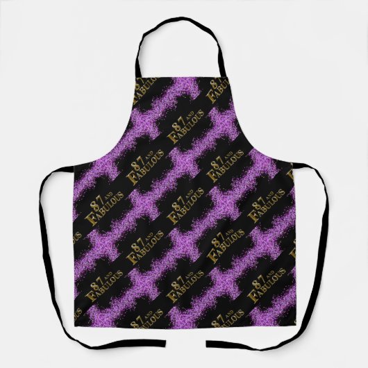 87. Geburtstag Schürze (Vorderseite)