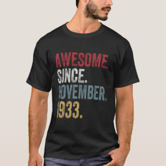 87. Geburtstag seit November 1933 87 Jahre alt G T-Shirt