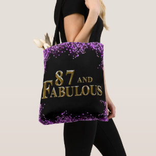87. Geburtstag Tasche