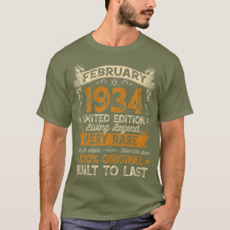 87. Geburtstagsgeschenk 87 Jahre alt Retro Vintag T-Shirt