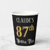 87. Geburtstagsparty - Extravagantes Drehbuch, Imi Pappbecher