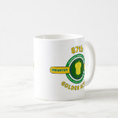 87. INFANTERIEDIVISION "GOLDENE EICHEL " KAFFEETASSE (VorderseiteRechts)