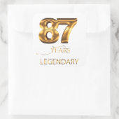 87 Jahre legendärer Aufkleber (Tasche)