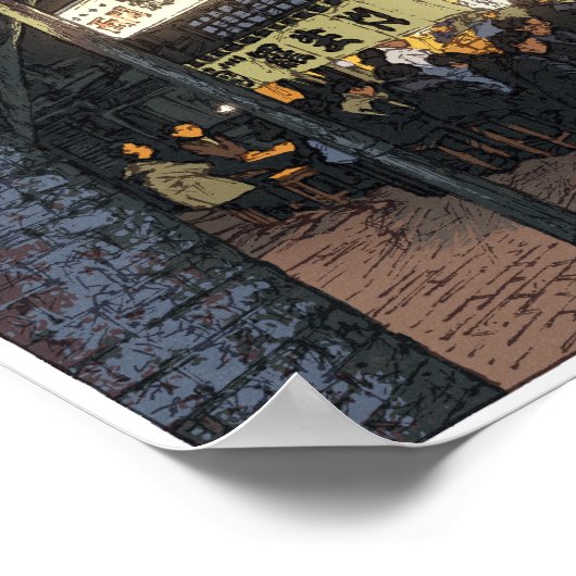 87:Rashomon/Shimbashi Poster (Ecke)