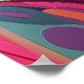 880 Abstrakt Poster (Ecke)