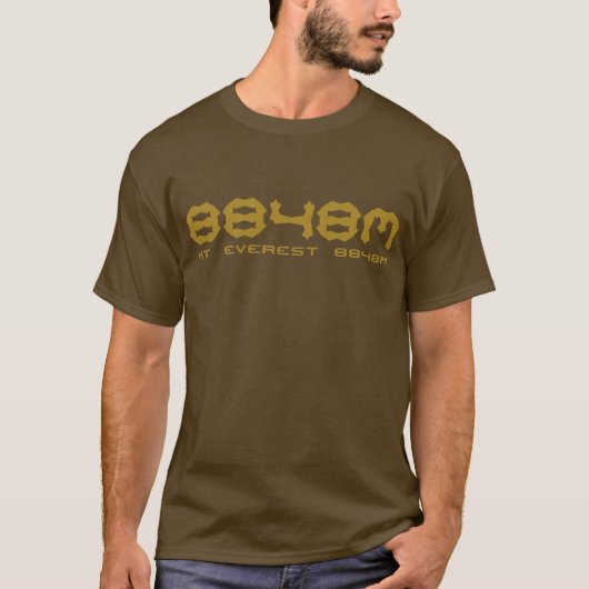 8848m T-Shirt (Vorderseite)