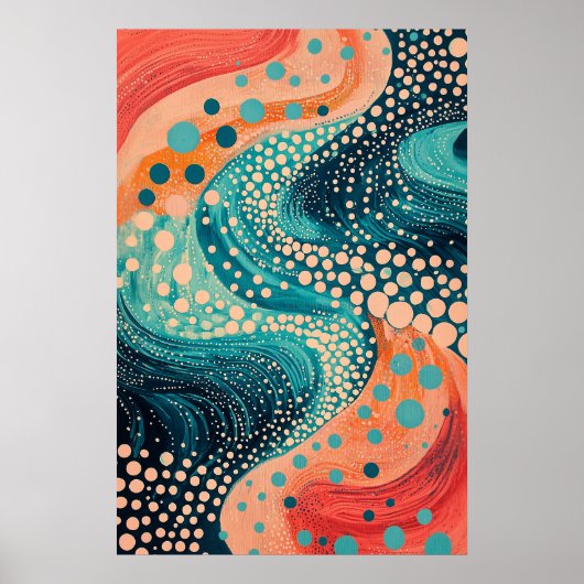 884 Abstrakt Poster (Vorne)