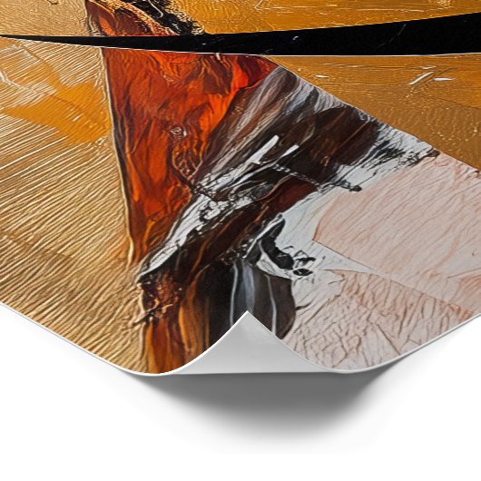 885 Abstrakt Poster (Ecke)