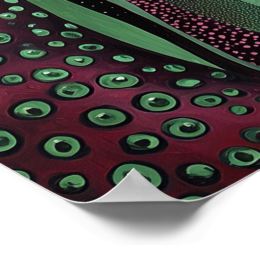 887 Abstrakt Poster (Ecke)