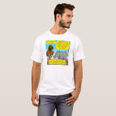 889 Rhino Phallus-Cartoon T-Shirt (Vorne ganz)