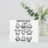 88_Fluss_signale2 Postkarte (Stehend Vorderseite)