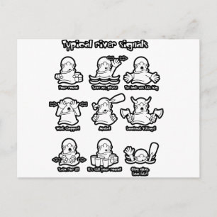88_Fluss_signale2 Postkarte