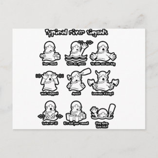 88_Fluss_signale2 Postkarte