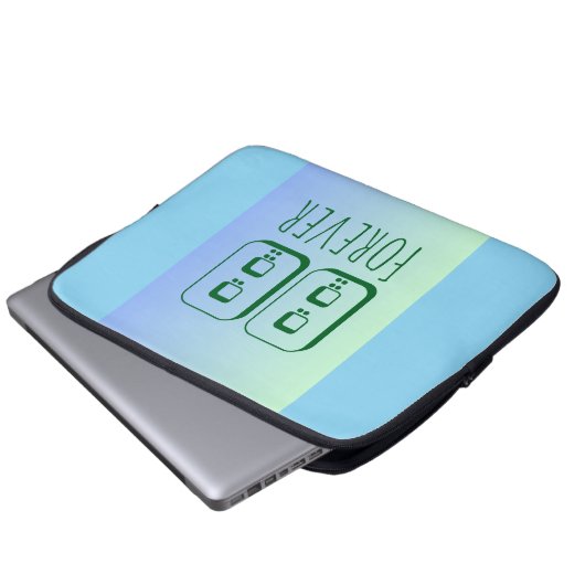 88 Forever Electronics Bag Laptopschutzhülle (Vorne Knopf)