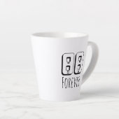 88 Forever Latte Tasse (Rechte Ecke)