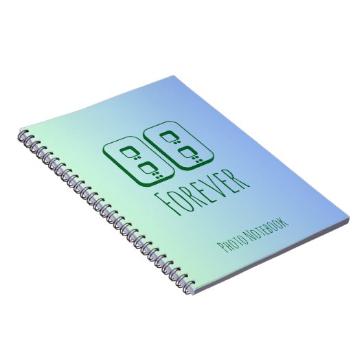 88 Forever Spiral Photo Notebook Notizblock (Rechte Seite)